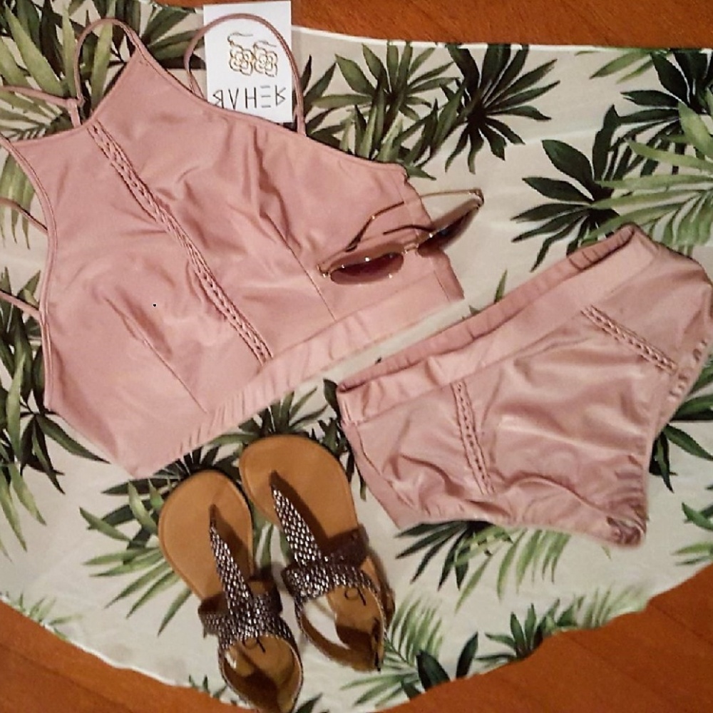 NWT Forever 21 REHAB brand high waist bikini